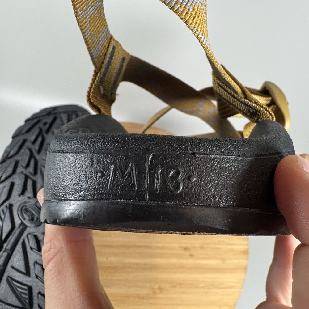 Chaco Z Cloud 2 Mens 13 Strappy Sport Water Sandals Black Brown NEW - Picture 6 of 7